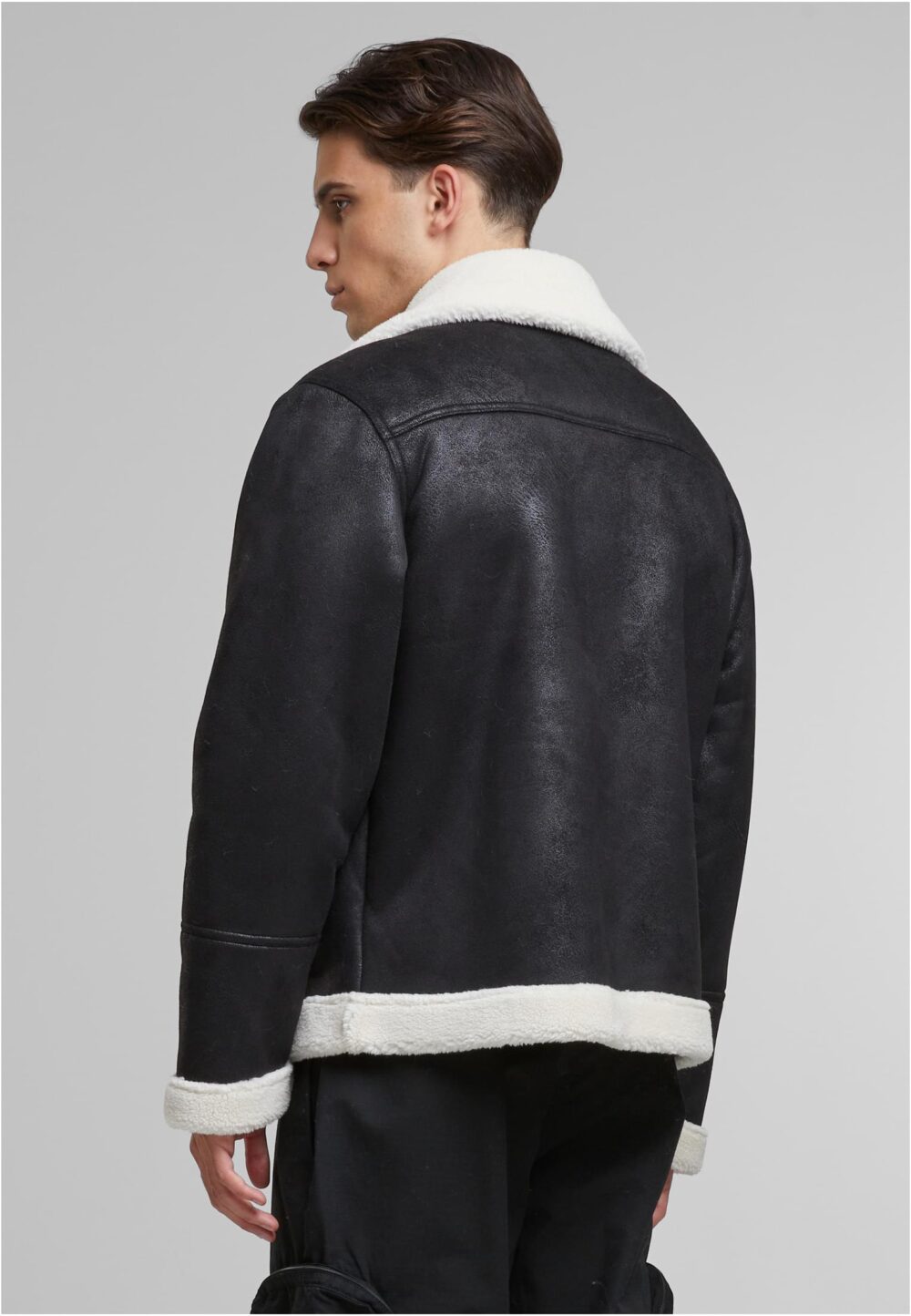 SHEARLING BIKER JACKET - Image 2