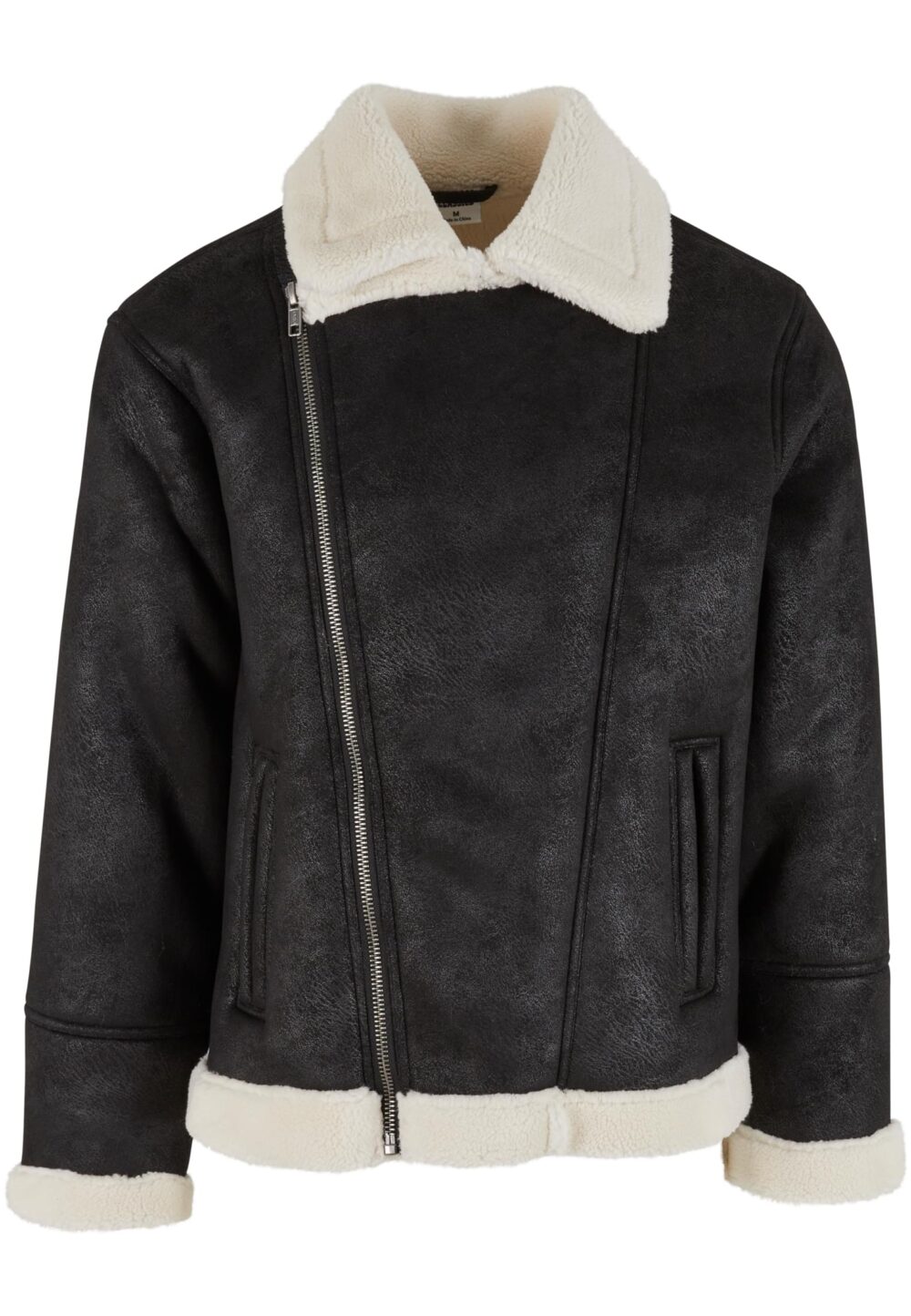 SHEARLING BIKER JACKET - Image 4